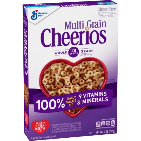 Multi grain cheerios, front of package