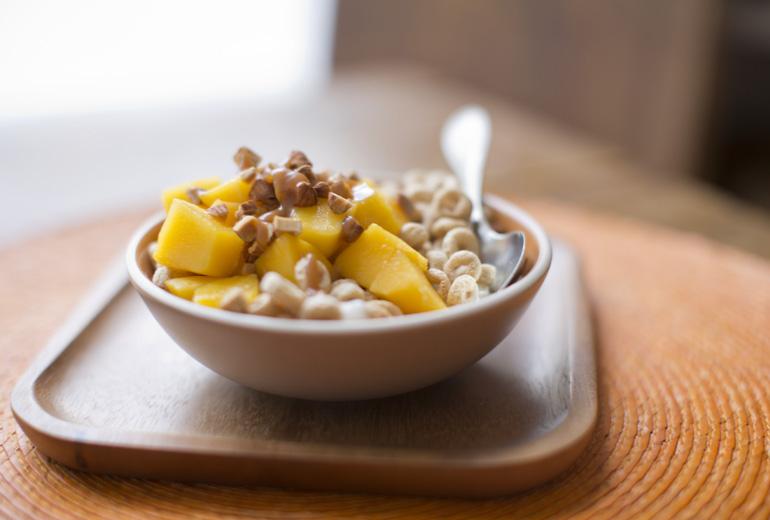 Cheerios® Saladitos con Mango y Caramelo