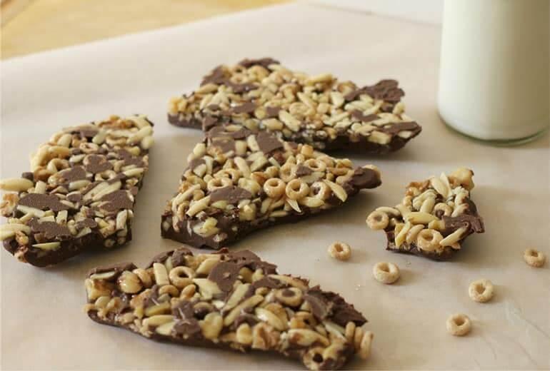 Turrón de Chocolate, Cereal y Frutos Secos