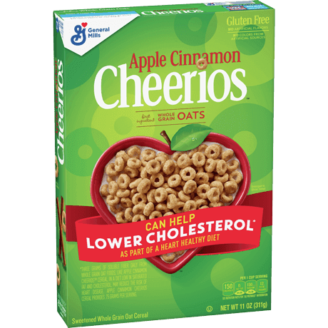 Apple Cinnamon Cheerios, front of package