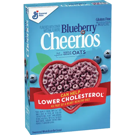 Blueberry Cheerios, front of package