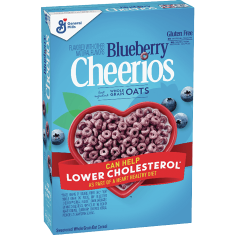Blueberry Cheerios, front of package