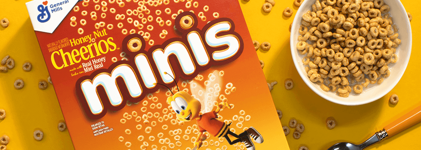Mini Box Cheerios Honey Nut Cheerios Minis Cereal | Cheerios