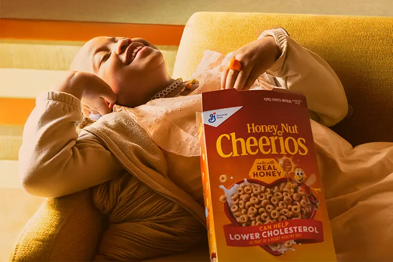 Honey Nut Cheerios homepage banner